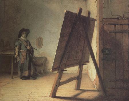 REMBRANDT Harmenszoon van Rijn The Artiest in his Studio (mk33)